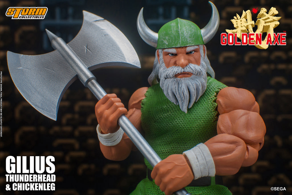 Gilius Thunderhead & Chicken Leg - Golden Axe