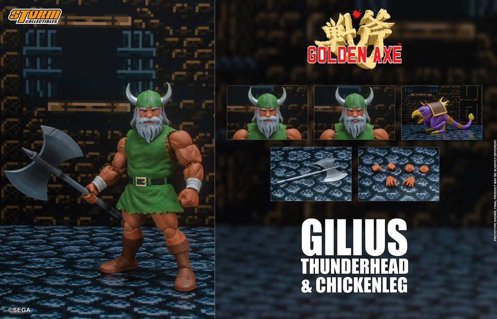 Gilius Thunderhead & Chicken Leg - Golden Axe