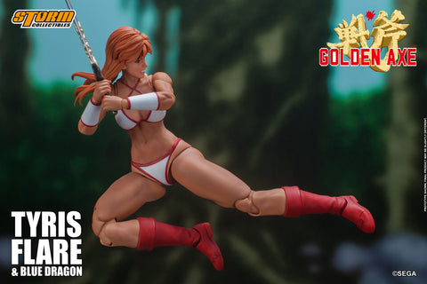 Tyris Flare &  Blue Dragon - Golden Axe