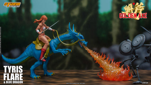 Tyris Flare &  Blue Dragon - Golden Axe