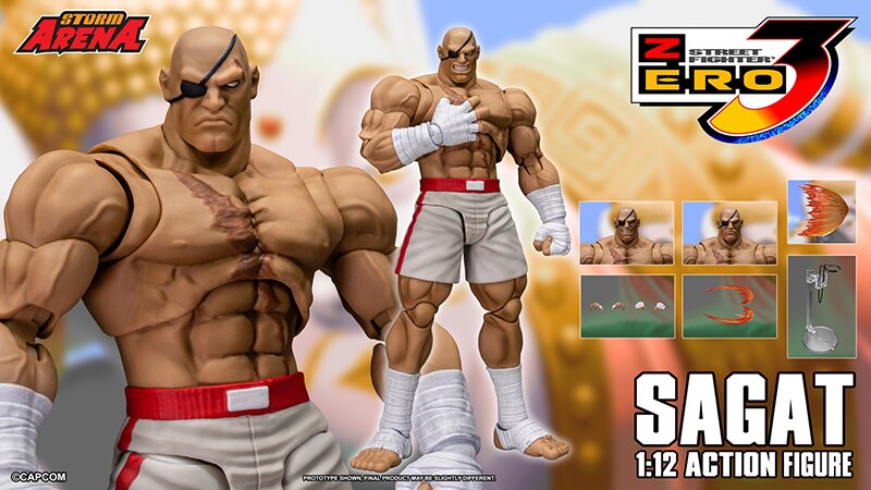 Sagat (P2 White Exclusive) - Street Fighter Zero 3